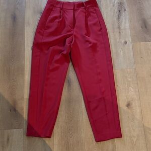 Express Red Trousers size 4 ankle